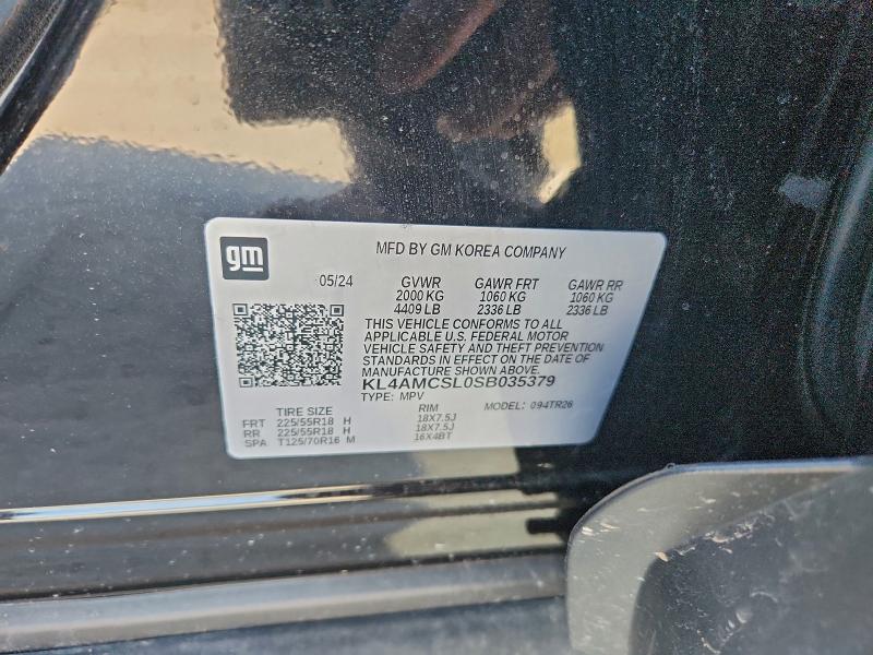 97672165 :رقم المزاد ، KL4AMCSL0SB035379 vin ، 2025 Buick Encore Gx مزاد بيع