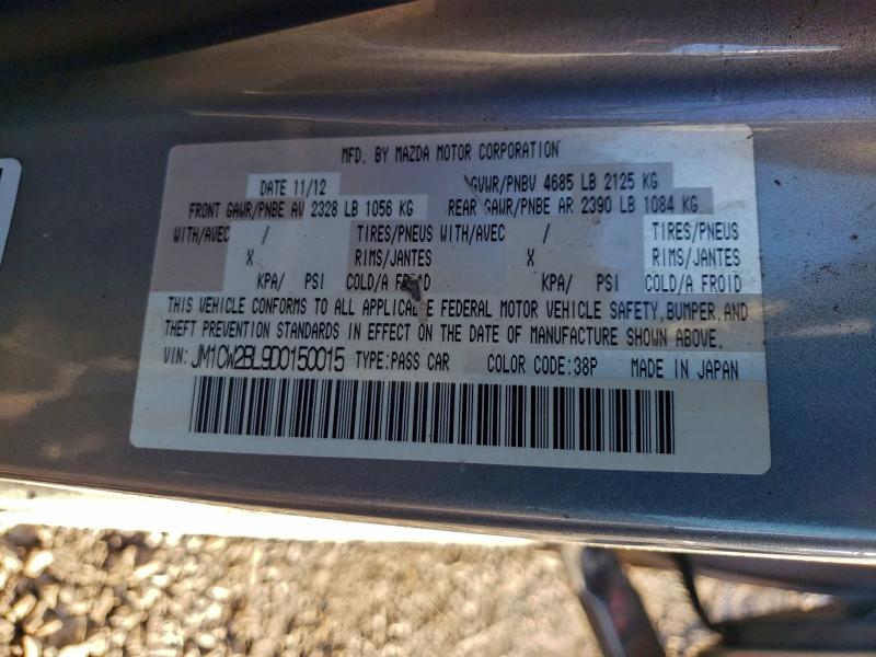 Продаж на аукціоні авто 2013 Mazda 5, vin: JM1CW2BL9D0150015, номер лоту: 93412945