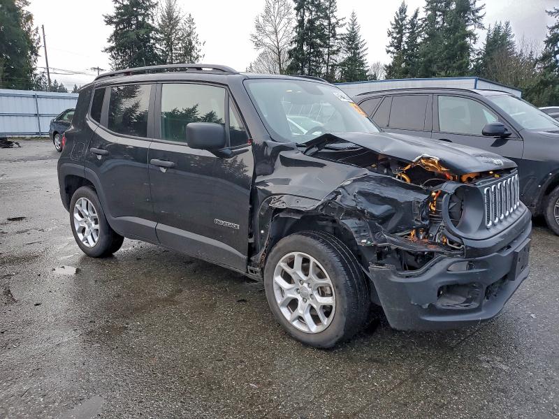 94944525 :رقم المزاد ، ZACCJBAB1JPJ06620 vin ، 2018 Jeep Renegade S مزاد بيع
