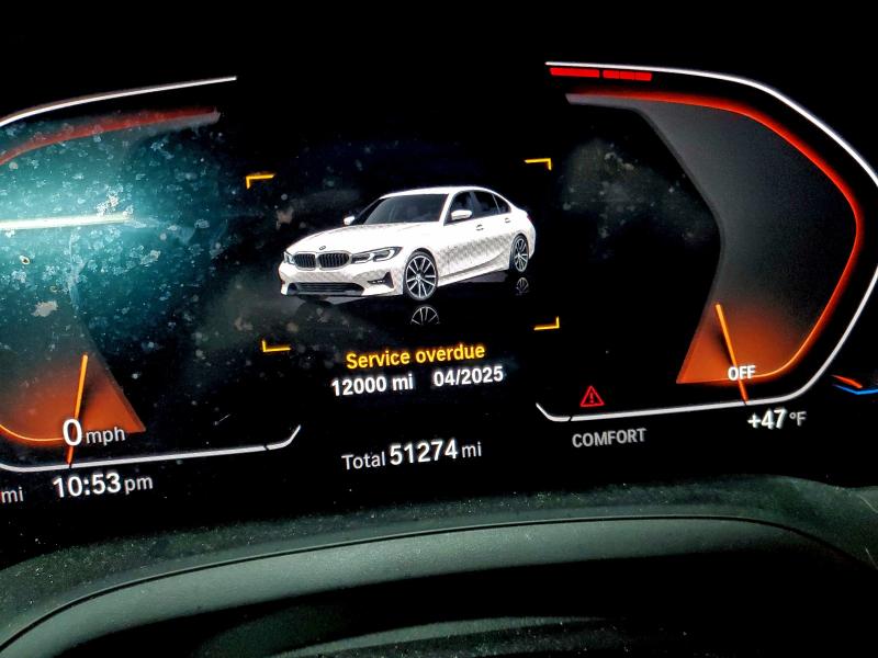 2021 Bmw 330xi მანქანა იყიდება აუქციონზე, vin: 3MW5R7J07M8B95090, აუქციონის ნომერი: 95830595