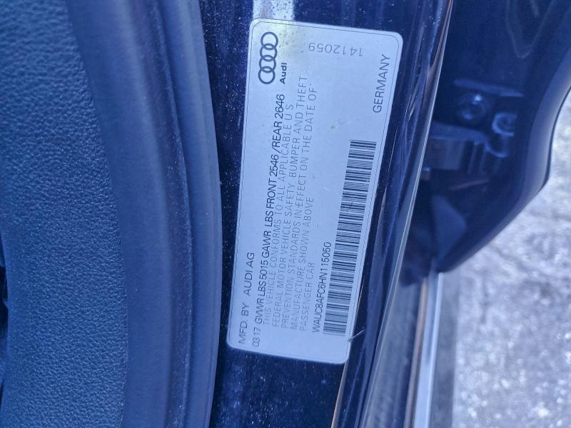 Продажа на аукционе авто 2017 Audi A6 Premium, vin: WAUC8AFC6HN115050, номер лота: 94159535