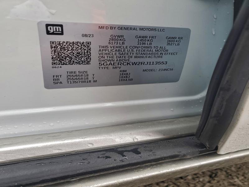 Продажа на аукционе авто 2024 Buick Enclave, vin: 5GAERCKW2RJ113553, номер лота: 97390745