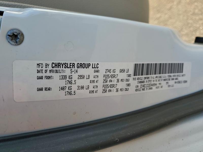 2014 Chrysler Town And C მანქანა იყიდება აუქციონზე, vin: 2C4RC1CG3ER409944, აუქციონის ნომერი: 99395755