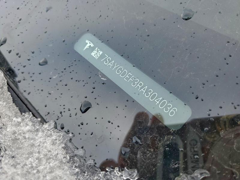 2024 Tesla Model Y მანქანა იყიდება აუქციონზე, vin: 7SAYGDEF3RA304036, აუქციონის ნომერი: 95738845