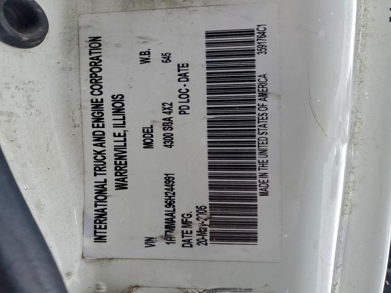 Продажа на аукционе авто 2006 International 4300, vin: 1HTMMAAL96H244991, номер лота: 94902455
