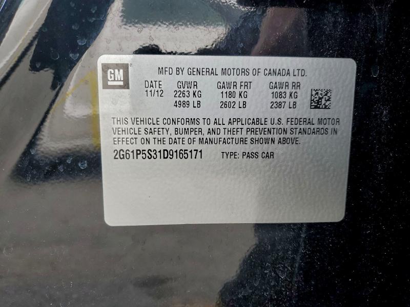 Продажа на аукционе авто 2013 Cadillac Xts, vin: 2G61P5S31D9165171, номер лота: 95730265