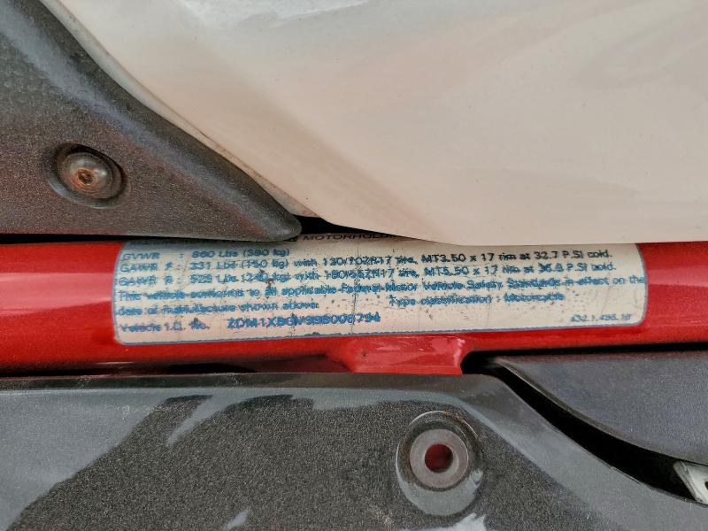 Aukcja sprzedaży 2009 Ducati 848, vin: ZDM1XBGV99B008794, numer aukcji: 97847085