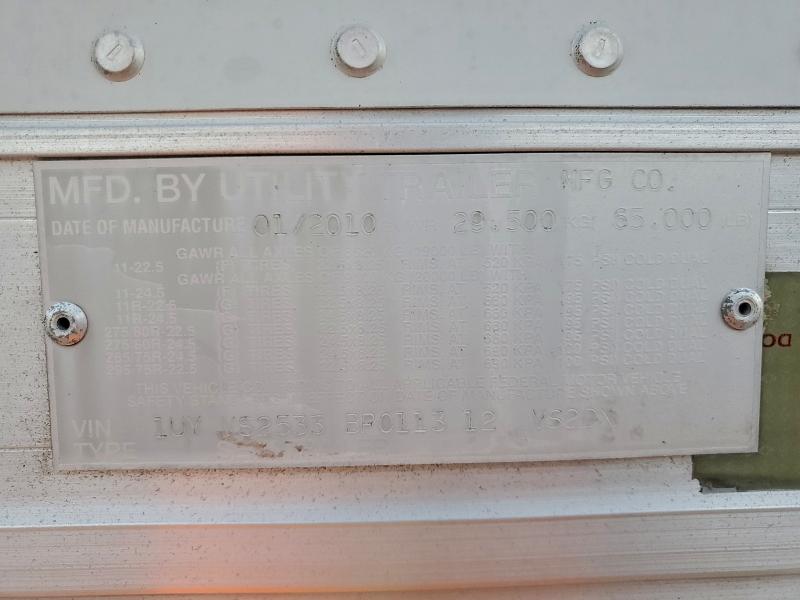 97947345 :رقم المزاد ، 1UYVS2533BP011312 vin ، 2011 Utility 53 Ft Dry مزاد بيع