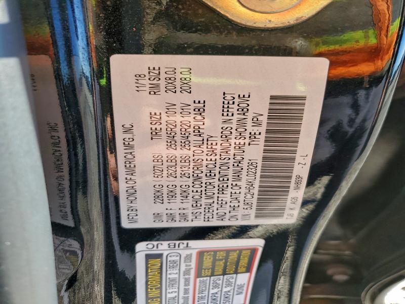 Aukcja sprzedaży 2019 Acura Rdx, vin: 5J8TC2H64KL023261, numer aukcji: 96984875