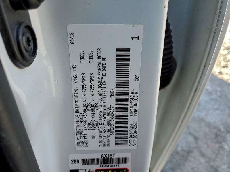 Aukcja sprzedaży 2019 Toyota Tundra, vin: 5TFEY5F15KX246077, numer aukcji: 95888435