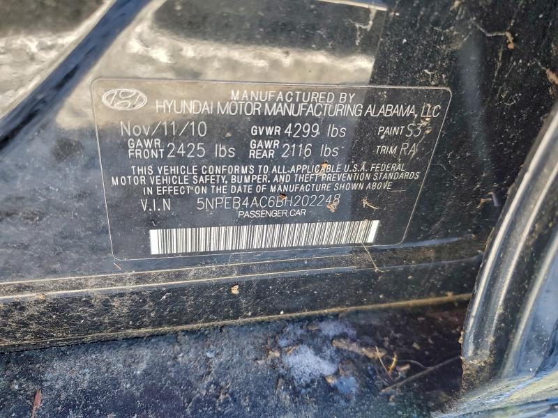 Aukcja sprzedaży 2011 Hyundai Sonata, vin: 5NPEB4AC6BH202248, numer aukcji: 96442365