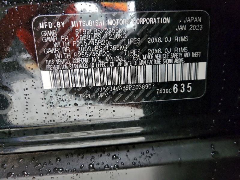 Aukcja sprzedaży 2023 Mitsubishi Outlander, vin: JA4J4VA85PZ036907, numer aukcji: 93731035