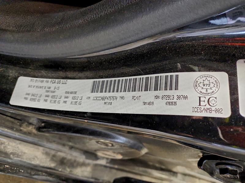Продажа на аукционе авто 2015 Chrysler 200, vin: 1C3CCCAB2FN757570, номер лота: 95520975