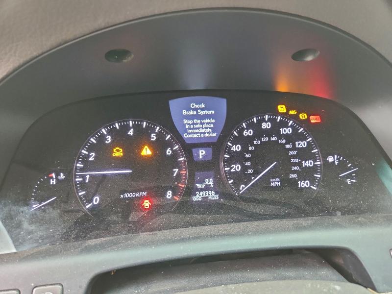 96313125 :رقم المزاد ، JTHBL46F785081840 vin ، 2008 Lexus Ls مزاد بيع