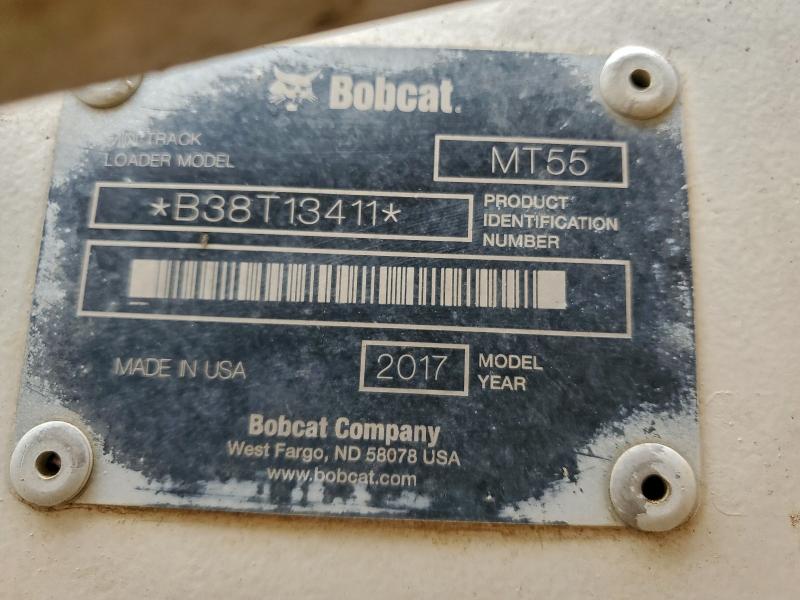 Продажа на аукционе авто 2017 Bobcat Mt55, vin: B38T13411, номер лота: 98512435
