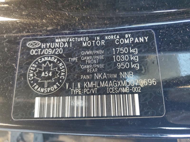 Aukcja sprzedaży 2021 Hyundai Elantra, vin: KMHLM4AGXMU073696, numer aukcji: 95583625