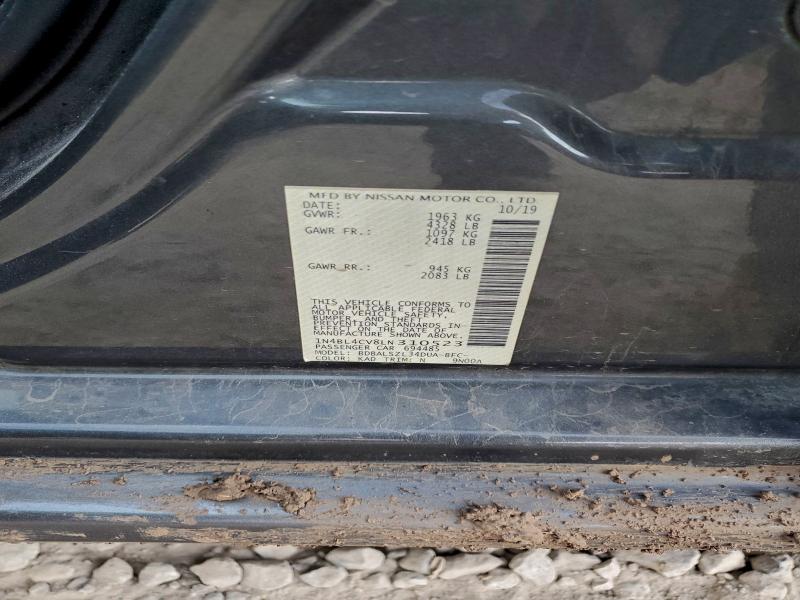 96616535 :رقم المزاد ، 1N4BL4CV8LN310523 vin ، 2020 Nissan Altima مزاد بيع