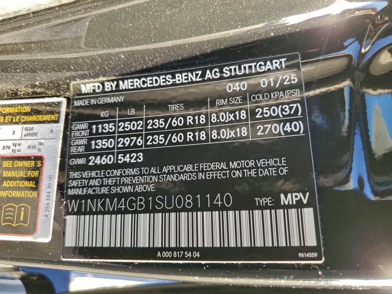 Auction sale of the 2025 Mercedes-benz Glc, vin: W1NKM4GB1SU081140, lot number: 97004985