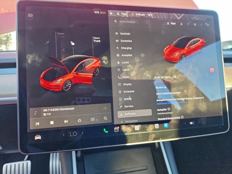 Aukcja sprzedaży 2020 Tesla Model 3, vin: 5YJ3E1EC0LF641100, numer aukcji: 95764135
