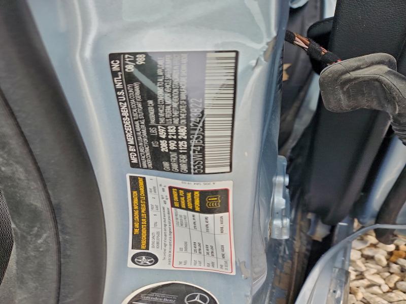 2018 Mercedes-benz C მანქანა იყიდება აუქციონზე, vin: 55SWF4JB3JU243822, აუქციონის ნომერი: 95906515