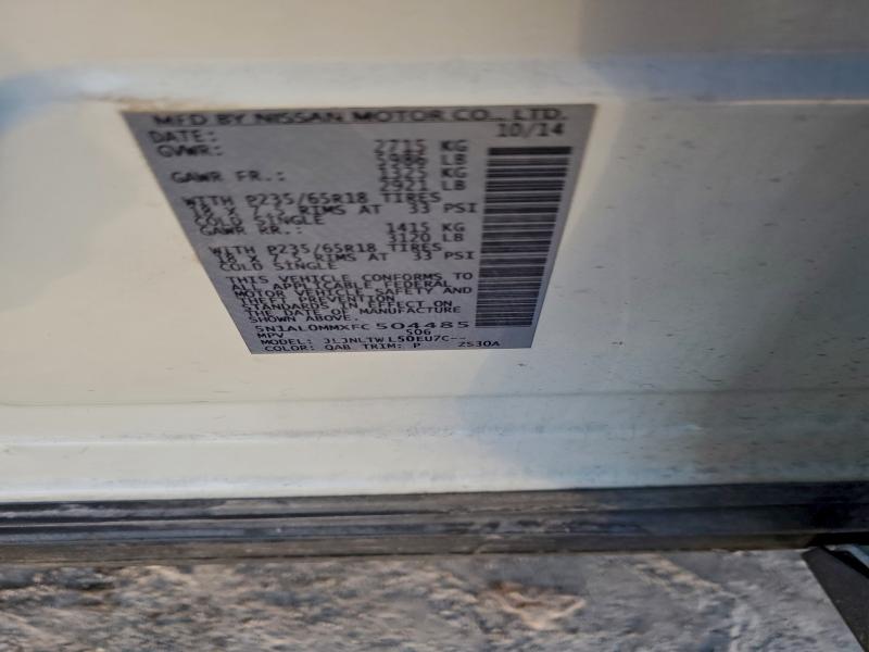 Aukcja sprzedaży 2015 Infiniti Qx60, vin: 5N1AL0MMXFC504485, numer aukcji: 94802715
