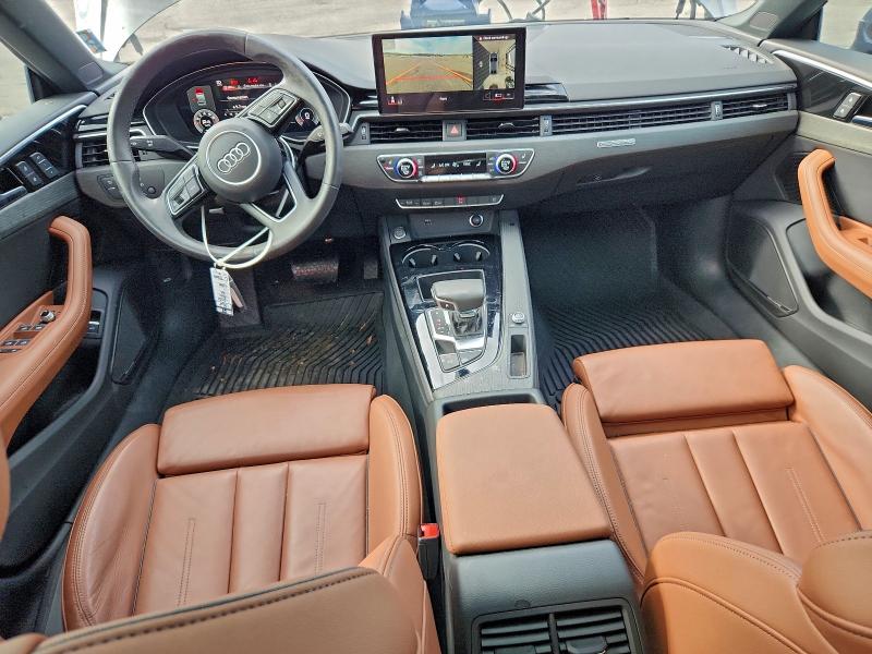 2022 Audi A5 Premium მანქანა იყიდება აუქციონზე, vin: WAUFACF51NA029114, აუქციონის ნომერი: 96611355