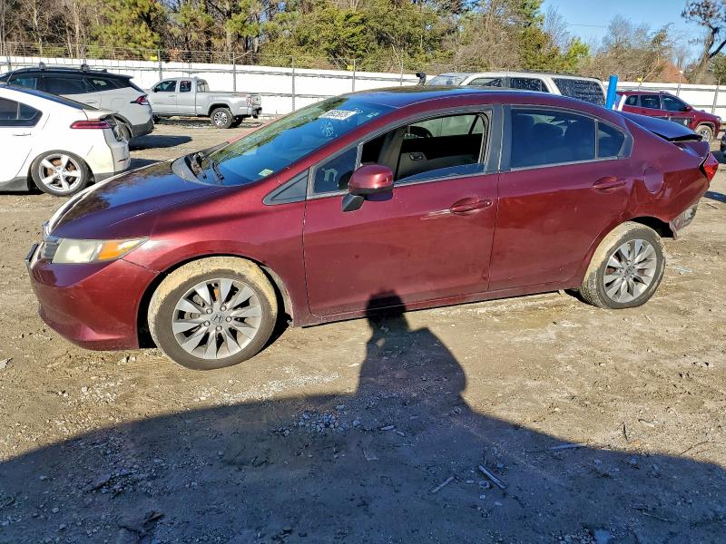 2012 Honda Civic მანქანა იყიდება აუქციონზე, vin: 19XFB2F52CE389562, აუქციონის ნომერი: 96925875