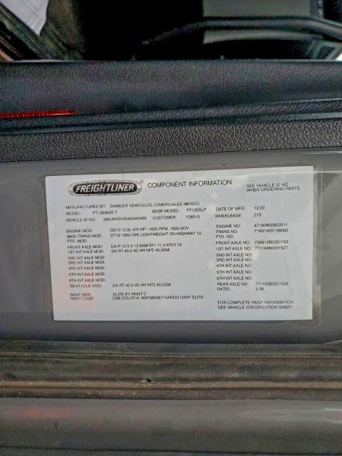 Aukcja sprzedaży 2021 Freightliner Cascadia 126, vin: 3AKJHHDV8MSNA0406, numer aukcji: 53846866