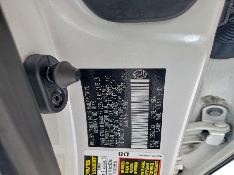 Продаж на аукціоні авто 2023 Lexus Es, vin: 58ADZ1B14PU157086, номер лоту: 95725555