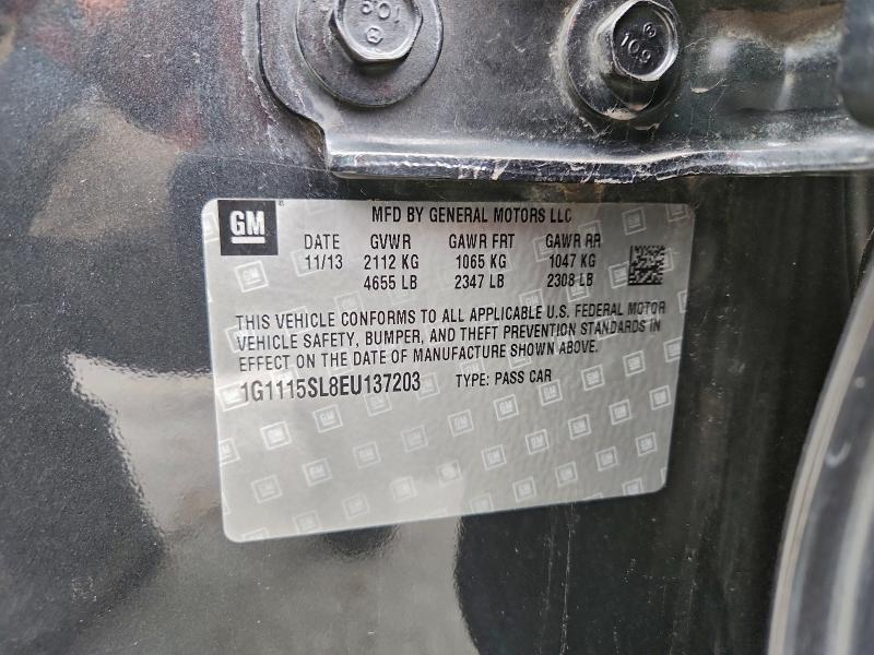 Продажа на аукционе авто 2014 Chevrolet Impala, vin: 1G1115SL8EU137203, номер лота: 94976215
