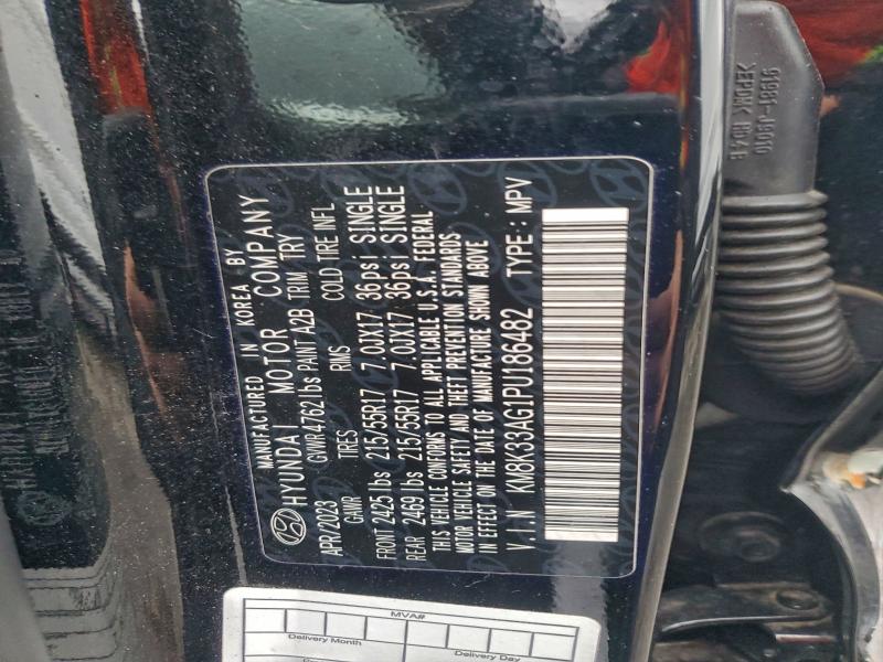 Aukcja sprzedaży 2023 Hyundai Kona Sel, vin: KM8K33AG1PU186482, numer aukcji: 98169015