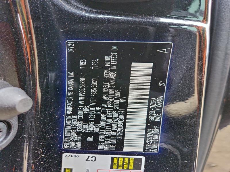 Aukcja sprzedaży 2021 Lexus Rx, vin: 2T2HZMDA9MC304941, numer aukcji: 94723545