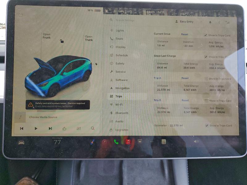 Aukcja sprzedaży 2025 Tesla Model Y, vin: 7SAYGDEE4SA355042, numer aukcji: 92800945