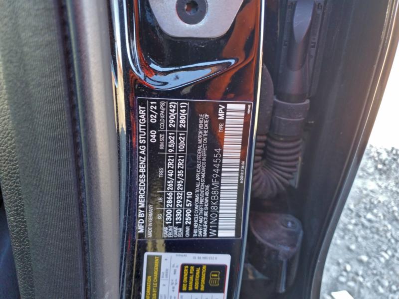 Продажа на аукционе авто 2021 Mercedes-benz Glc Coupe, vin: W1N0J8KB8MF944554, номер лота: 98234195