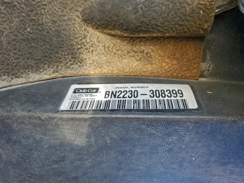 2022 Club Car Tempo Fla მანქანა იყიდება აუქციონზე, vin: BN2230308399, აუქციონის ნომერი: 95039495