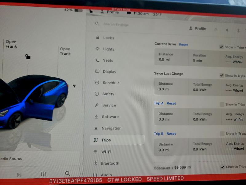 95271595 :رقم المزاد ، 5YJ3E1EA1PF478185 vin ، 2023 Tesla Model 3 مزاد بيع