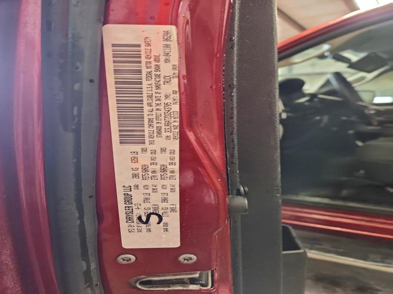 Продаж на аукціоні авто 2013 Ram 1500, vin: 3C6JR6AT2DG543705, номер лоту: 97436605