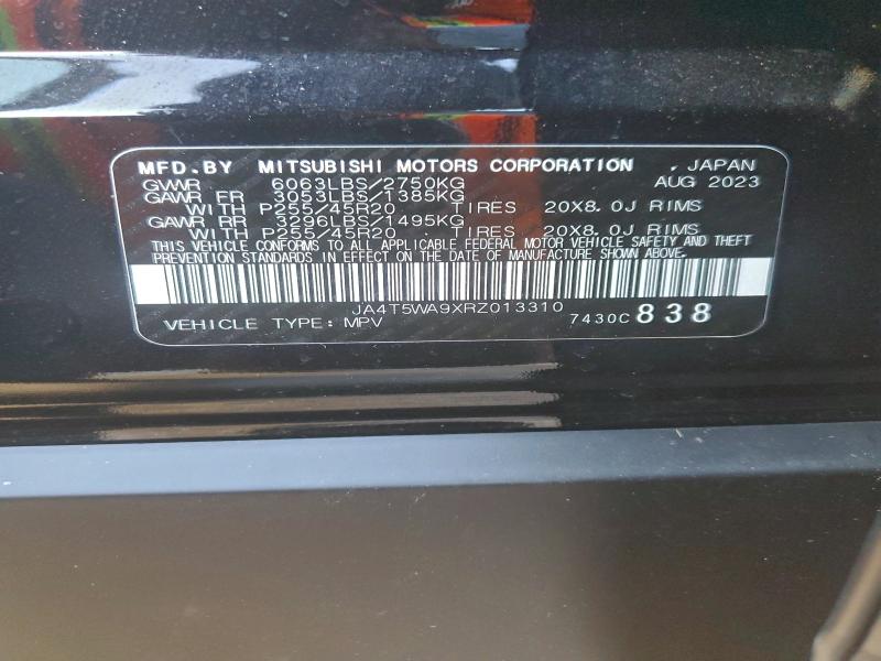 Продажа на аукционе авто 2024 Mitsubishi Outlander, vin: JA4T5WA9XRZ013310, номер лота: 97402745