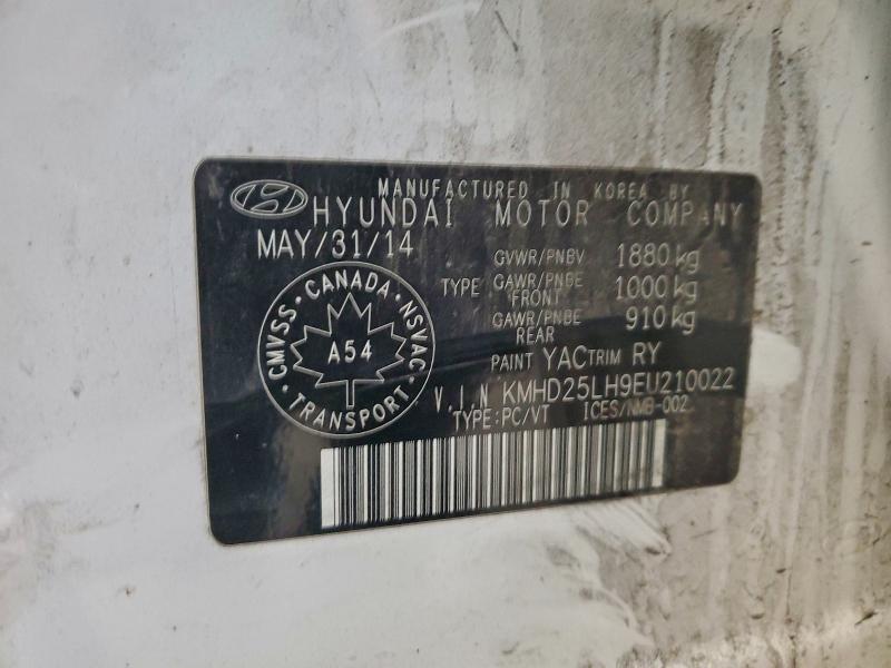 Продаж на аукціоні авто 2014 Hyundai Elantra Gt, vin: KMHD25LH9EU210022, номер лоту: 93641025
