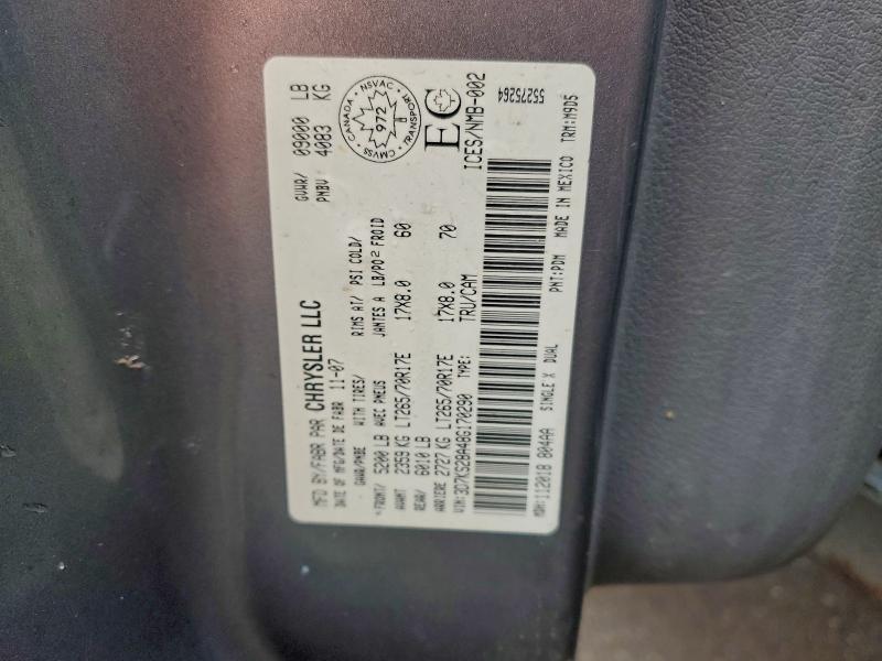 97197535 :رقم المزاد ، 3D7KS28A48G170290 vin ، 2008 Dodge Ram 2500 مزاد بيع