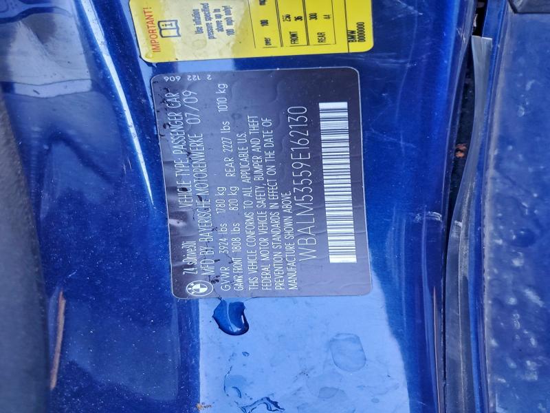 97342135 :رقم المزاد ، WBALM53559E162130 vin ، 2009 Bmw Z4 مزاد بيع