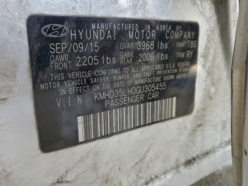 Продаж на аукціоні авто 2016 Hyundai Elantra Gt, vin: KMHD35LH0GU305455, номер лоту: 97375025