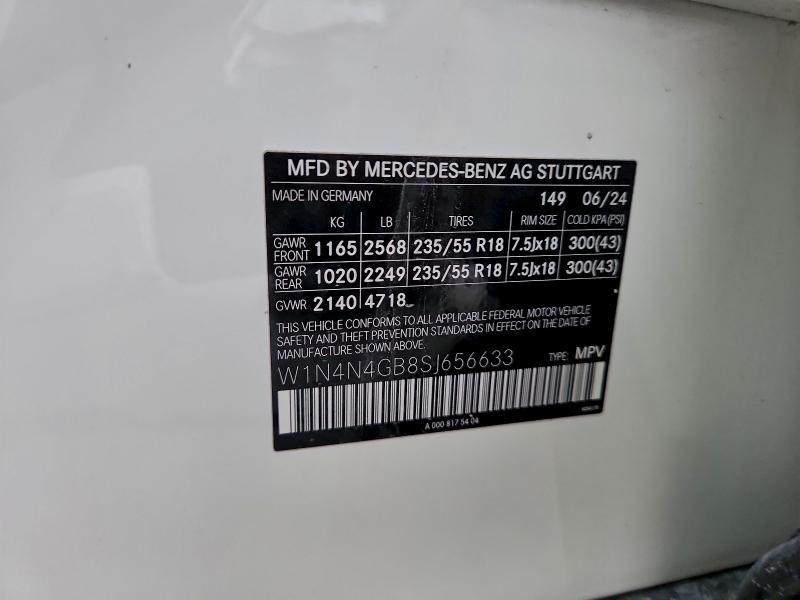 Продажа на аукционе авто 2025 Mercedes-benz Gla 250, vin: W1N4N4GB8SJ656633, номер лота: 95173355