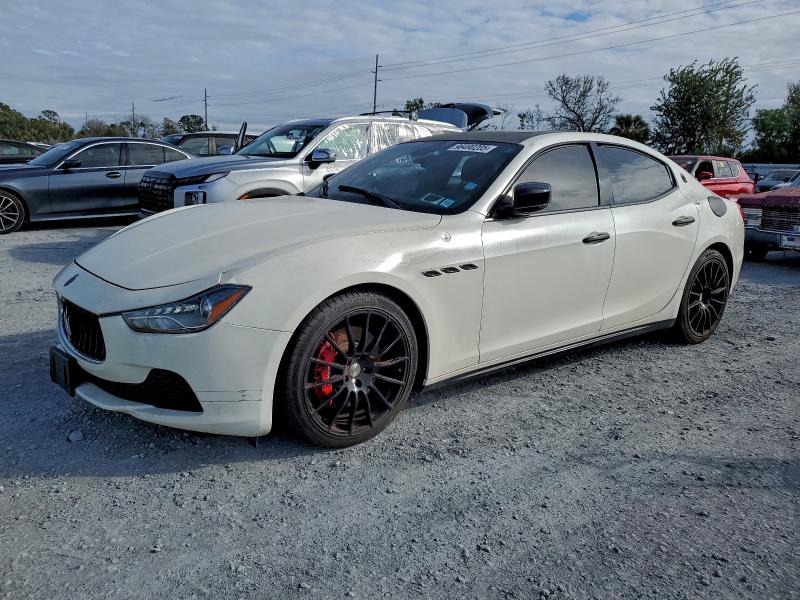 2016 Maserati Ghibli S მანქანა იყიდება აუქციონზე, vin: ZAM57RTA6G1173547, აუქციონის ნომერი: 96490205