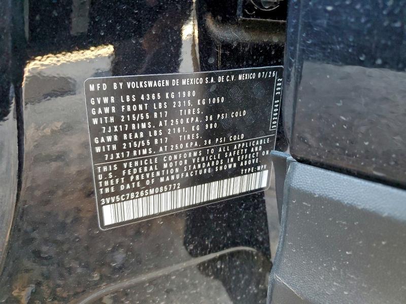 Продажа на аукционе авто 2025 Volkswagen Taos S, vin: 3VV5C7B26SM085772, номер лота: 99019335