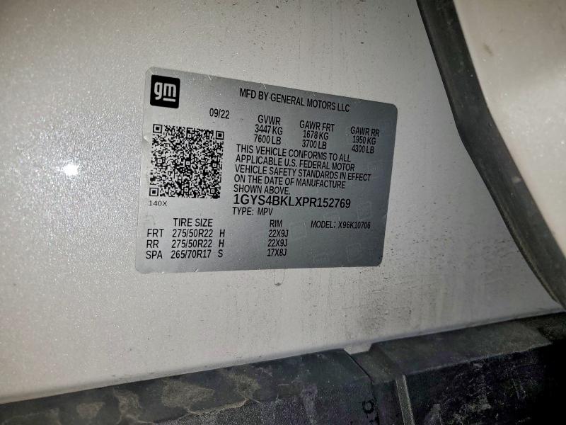 Продажа на аукционе авто 2023 Cadillac Escalade P, vin: 1GYS4BKLXPR152769, номер лота: 96523615