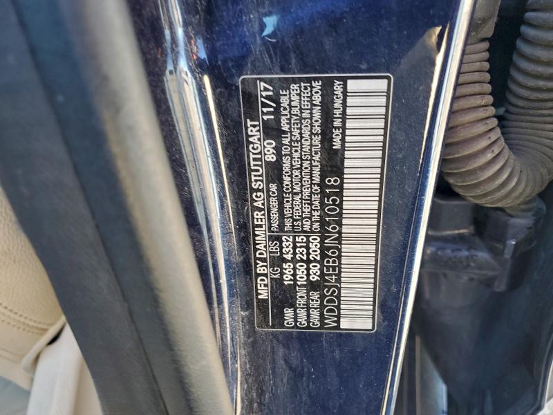 Продаж на аукціоні авто 2018 Mercedes-benz Cla, vin: WDDSJ4EB6JN610518, номер лоту: 96703505