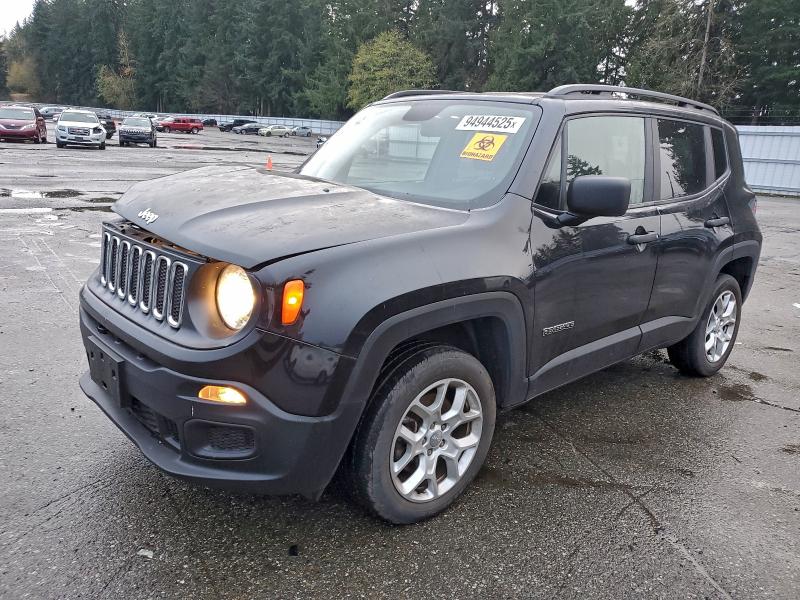 94944525 :رقم المزاد ، ZACCJBAB1JPJ06620 vin ، 2018 Jeep Renegade S مزاد بيع