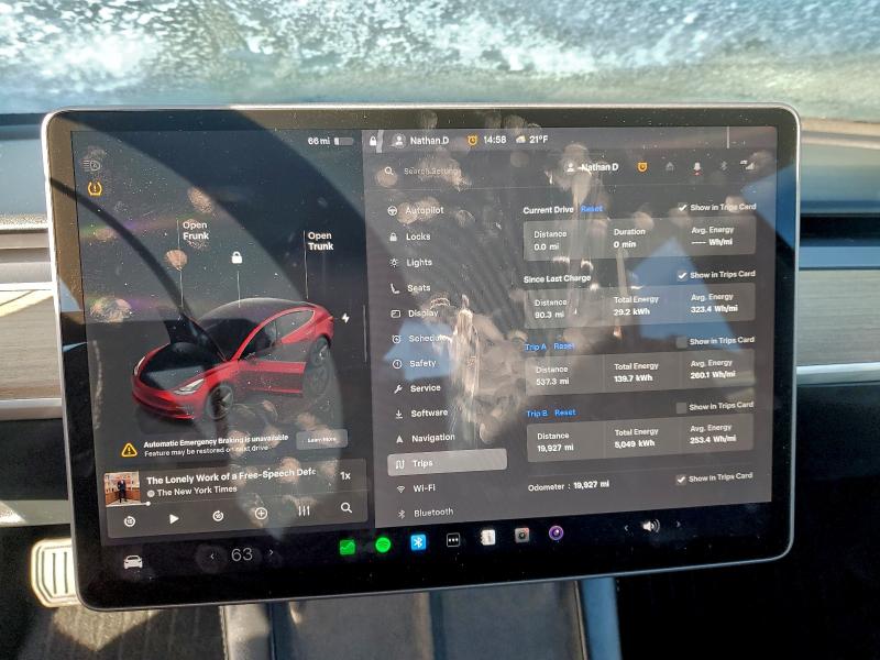 Продажа на аукционе авто 2023 Tesla Model 3, vin: 5YJ3E1EA5PF692323, номер лота: 95490865