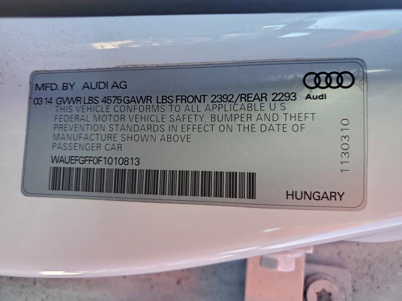 Продаж на аукціоні авто 2015 Audi A3, vin: WAUEFGFF0F1010813, номер лоту: 96147315